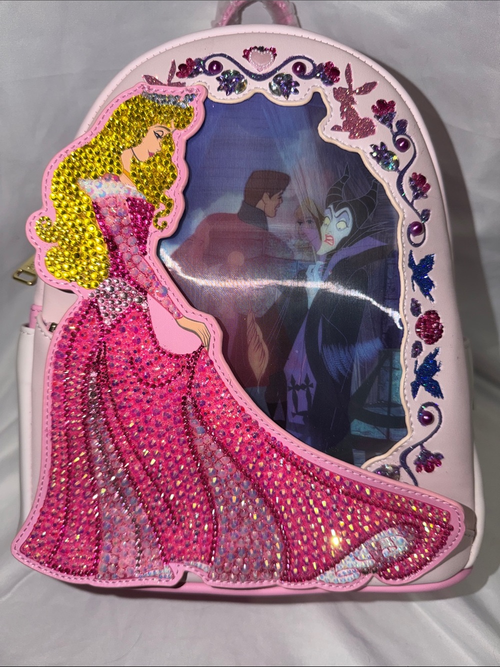Loungefly Disney Princess Sleeping  Beauty Blinged Backpack